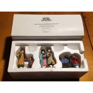 "Let's Go Shopping In The City" Set of 3 #58899 Heritage Village Collection